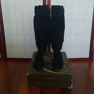 NWT Vintage Enzo Angiolini Black knee-high boots. Size 7